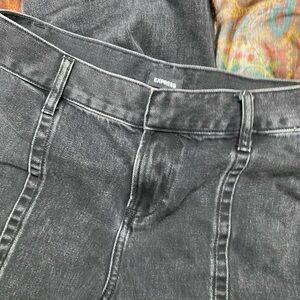 Express Charcoal Denim Pants